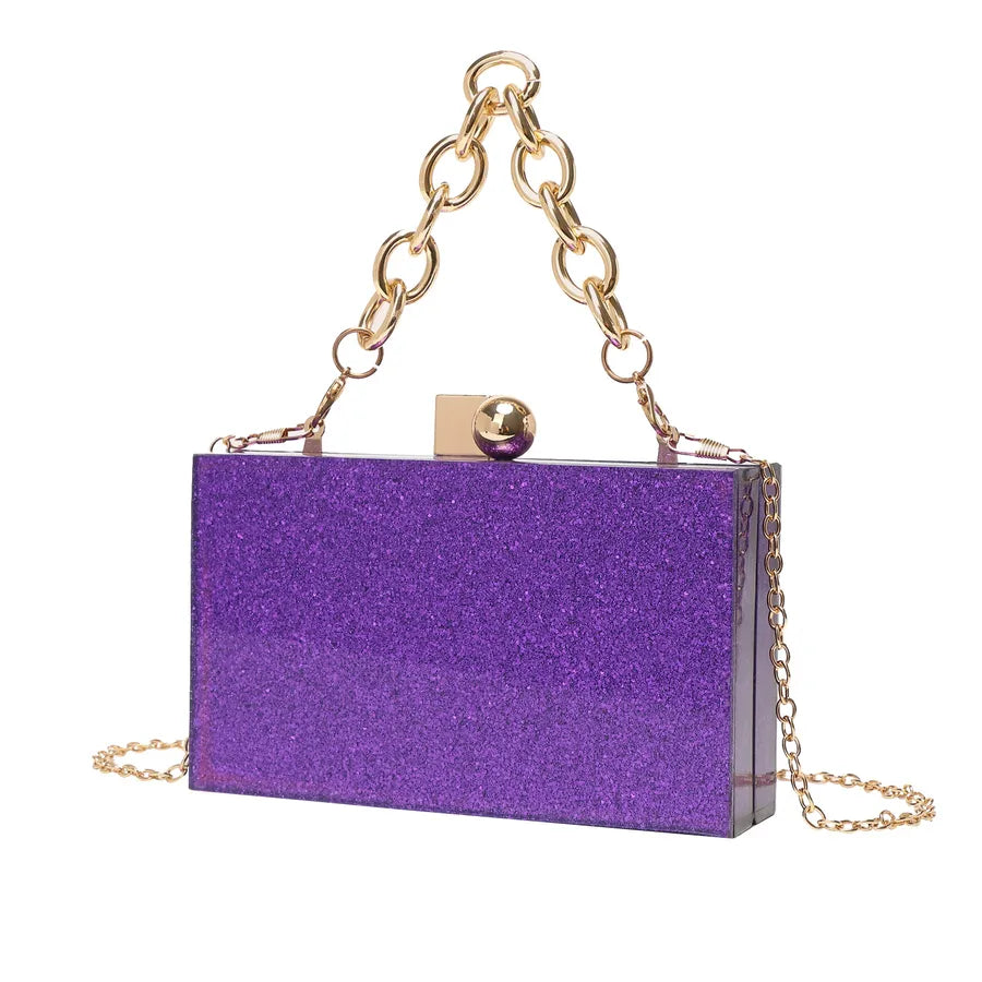 new evening bag acrylic portable crossbody wedding banquet women's clutch exclusive