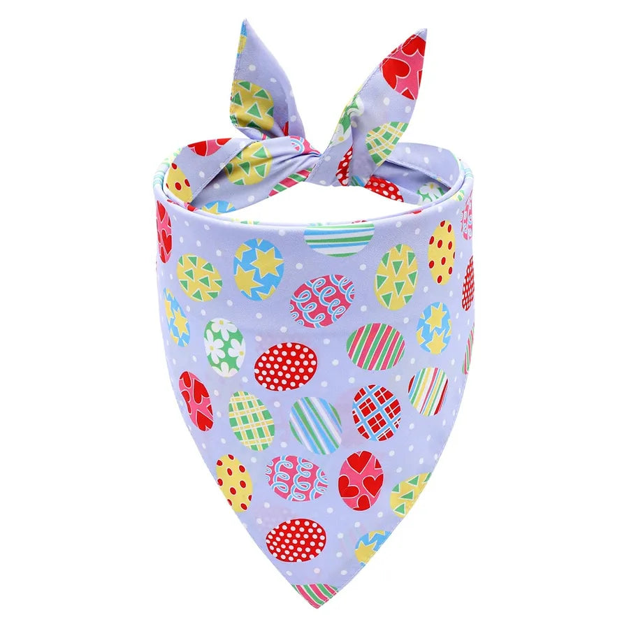 Cute Polyester Easter Cartoon pet saliva towel