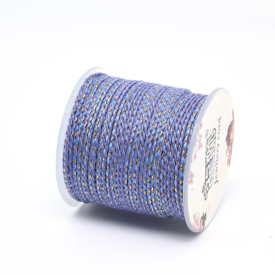 1 Roll/Package Cotton Polyester Wire Diameter: 2mm Jewelry Accessories