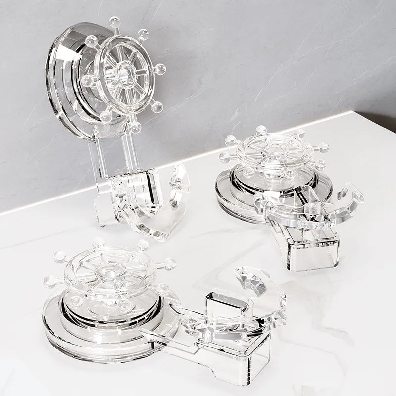 Light Luxury Rotating Suction Hook Strong Vacuum Suction Cup Towel Bathroom Kitchen Sticky Hook Seamless Toilet