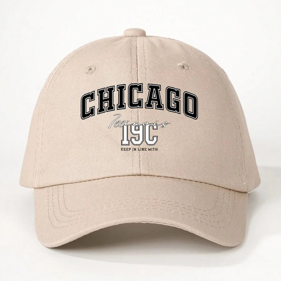 Unisex Retro Classic Style Letter Curved Eaves Baseball Cap