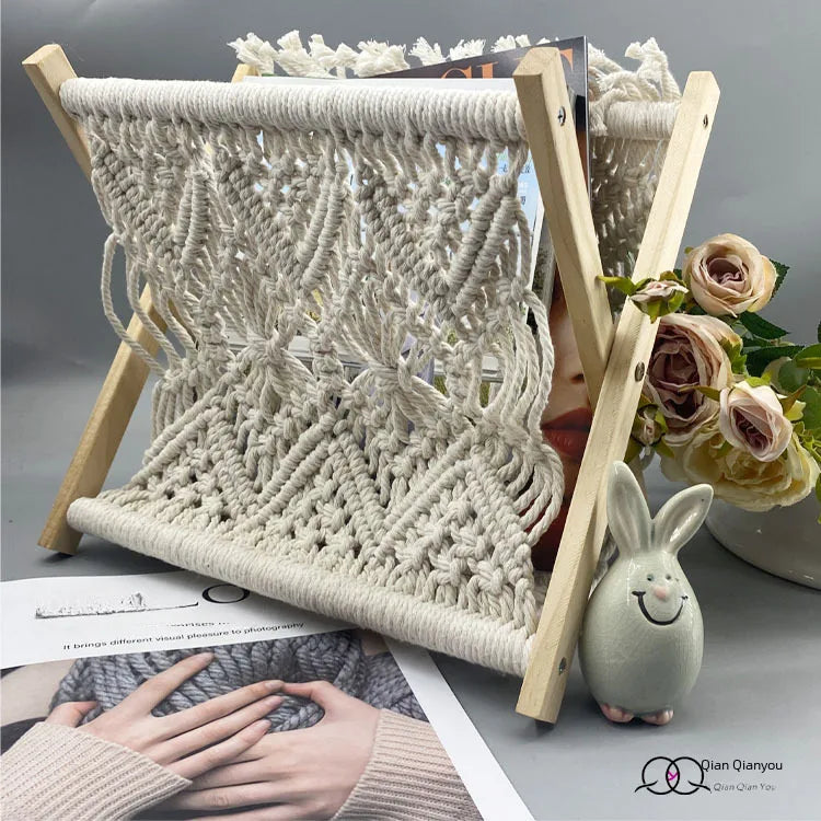 Modern Simple Style Magazine Rack For Office Home Use - Lightweight Metal Frame Design Open Shelf