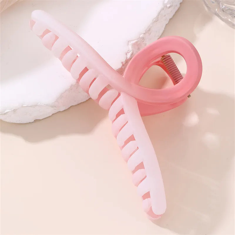 Sweet Simple Style Women's Gradient Color Alloy Hair Claws