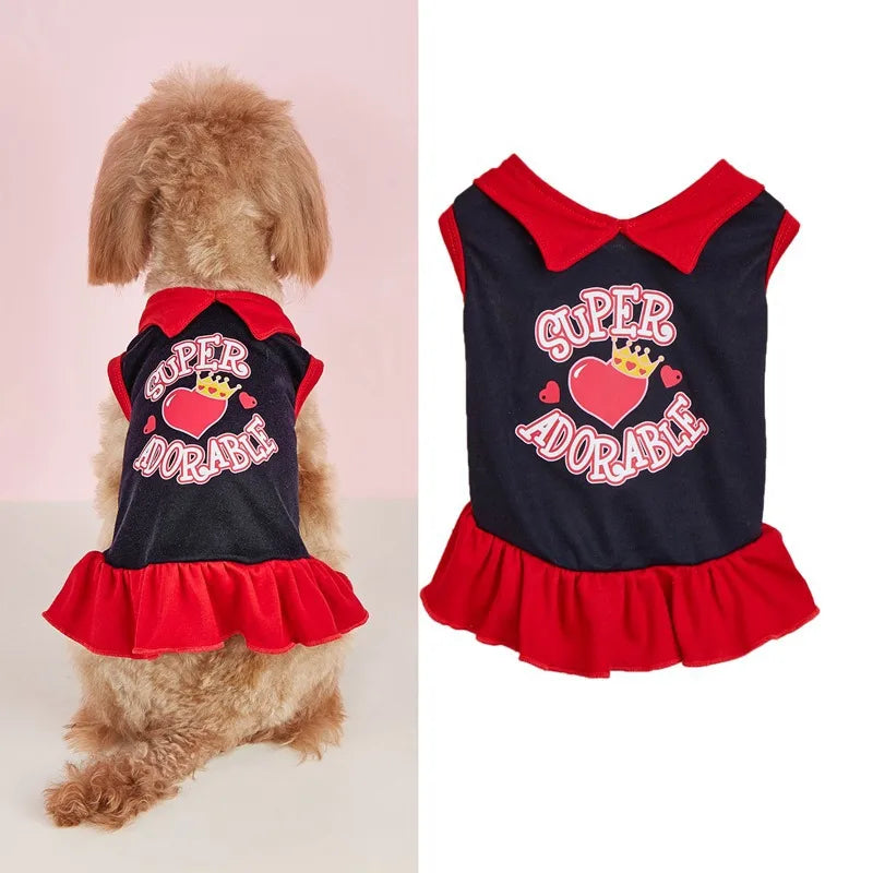 Simple Style Polyester Letter Pet Clothing
