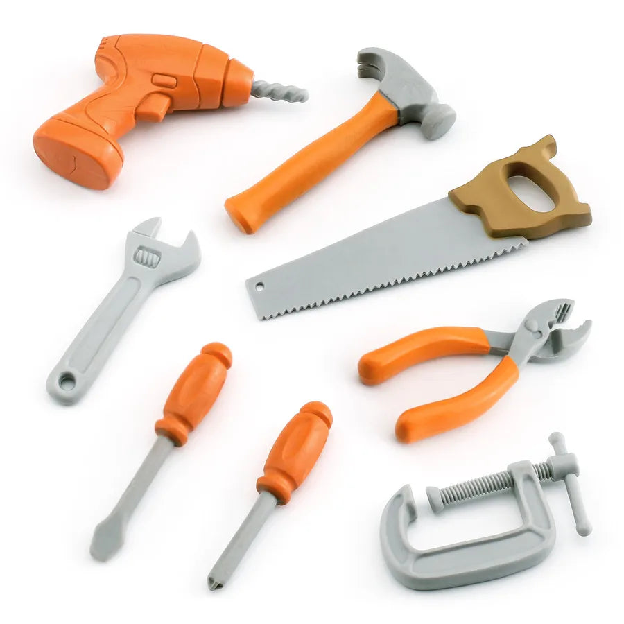 simulation maintenance tool model hammer plastic toys