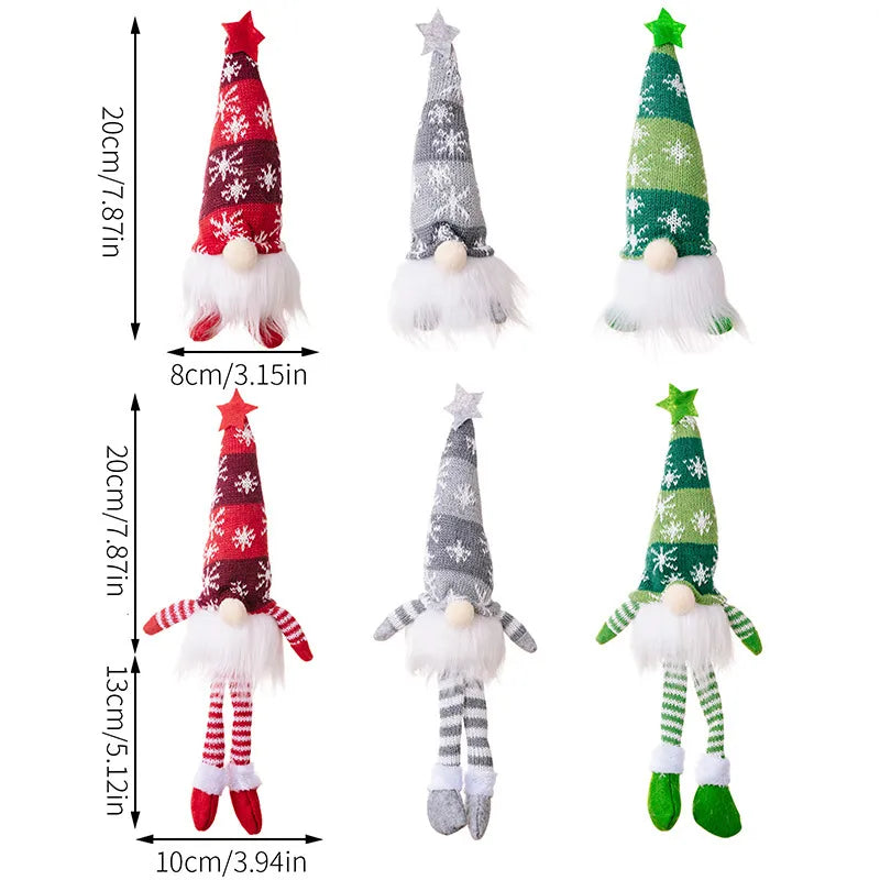 Christmas Cute Cartoon Character Polyester Party Ornaments