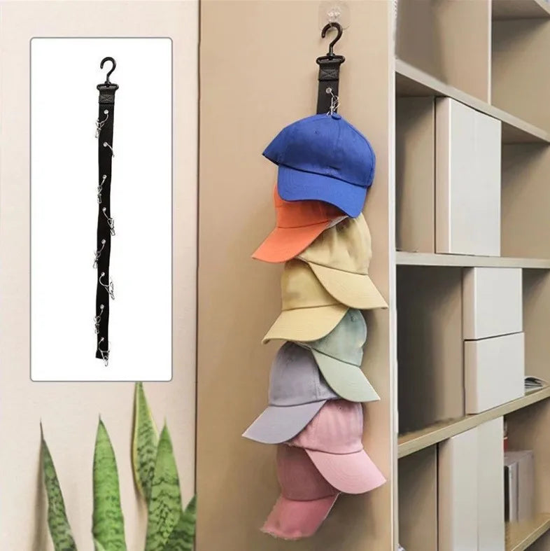 hot hat storage clip wardrobe simple rack hat storage rack behind the door entrance wardrobe clip hook rack