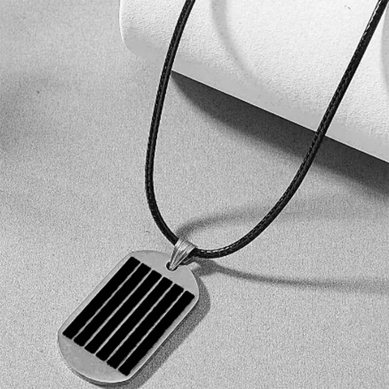 wholesale jewelry fashion six-color rainbow pendant stainless steel necklace nihaodropshipping