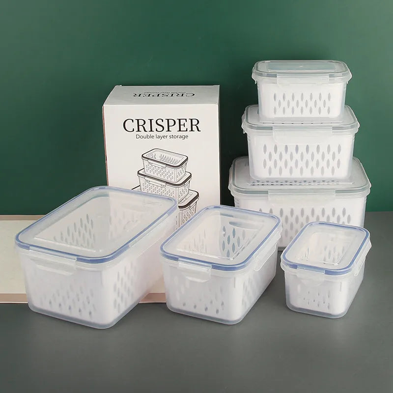 Simple Style Solid Color Plastic Storage Container Box