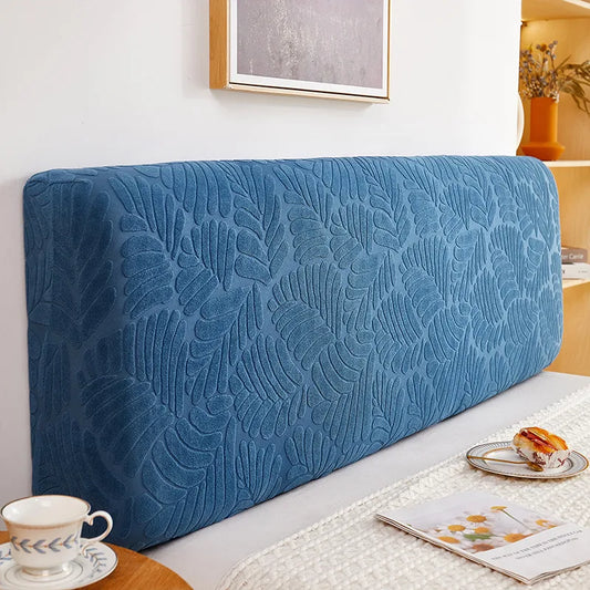 Nordic all-inclusive bed head cover dustproof elastic jacquard bedside cover sofa backrest 1.5m 1.8m protective cover