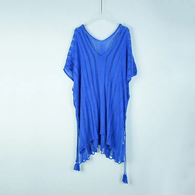 Women's Solid Color Vacation Cover Ups
