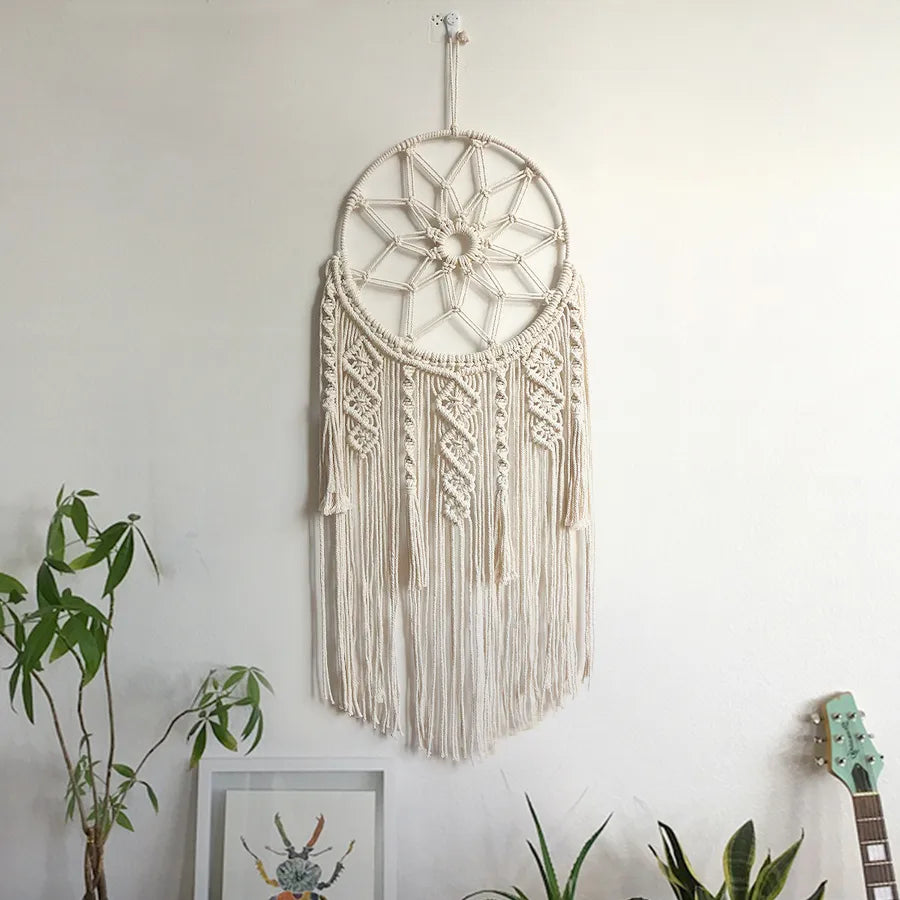 simple style classic style circle solid color cotton pendant artificial decorations