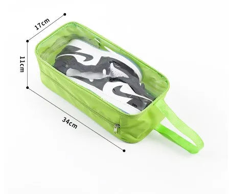 retro solid color transparent oxford cloth pvc storage bag