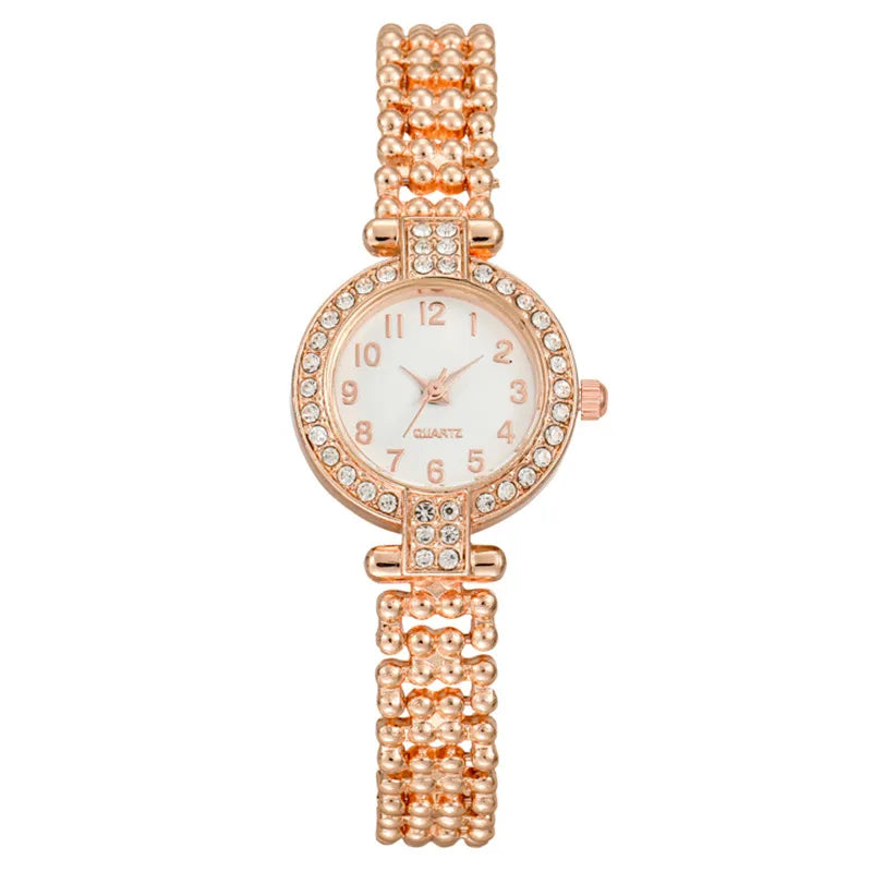 Casual Elegant Geometric Jewelry Buckle Quartz Watch Women's Watches