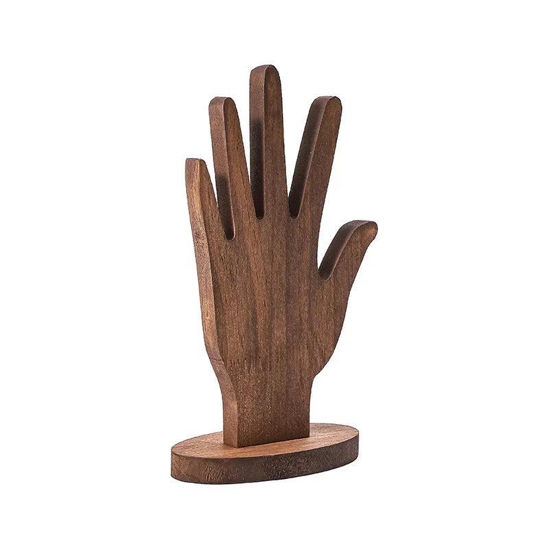 1 Piece Wood Classic Style Hand Jewelry Display