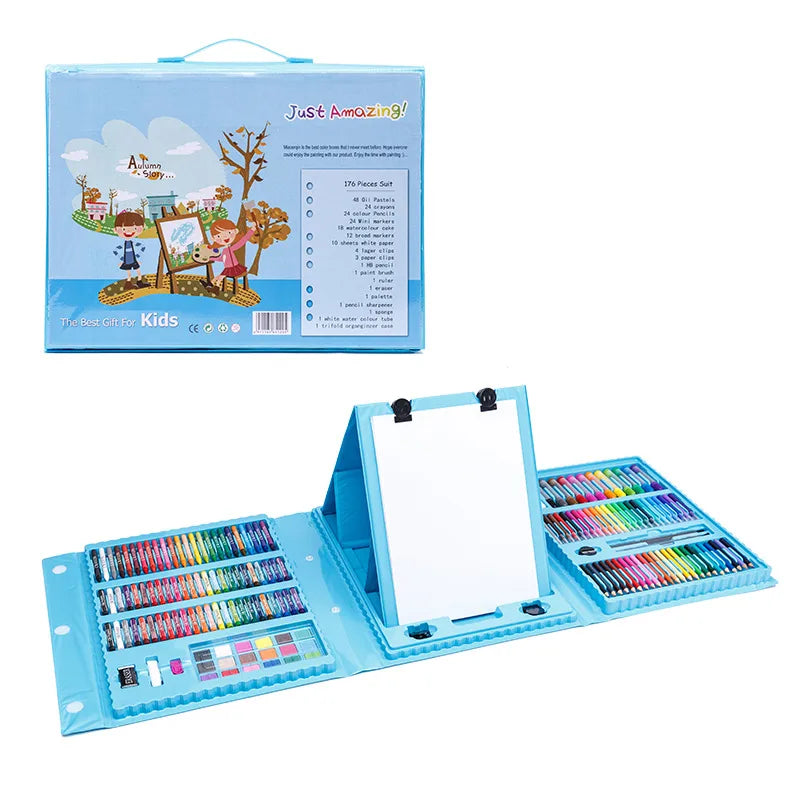 1 set solid color learning plastic casual watercolor pen