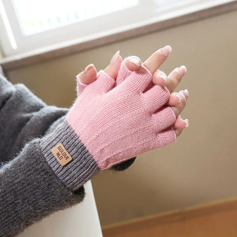 women's casual simple style solid color gloves 1 pair