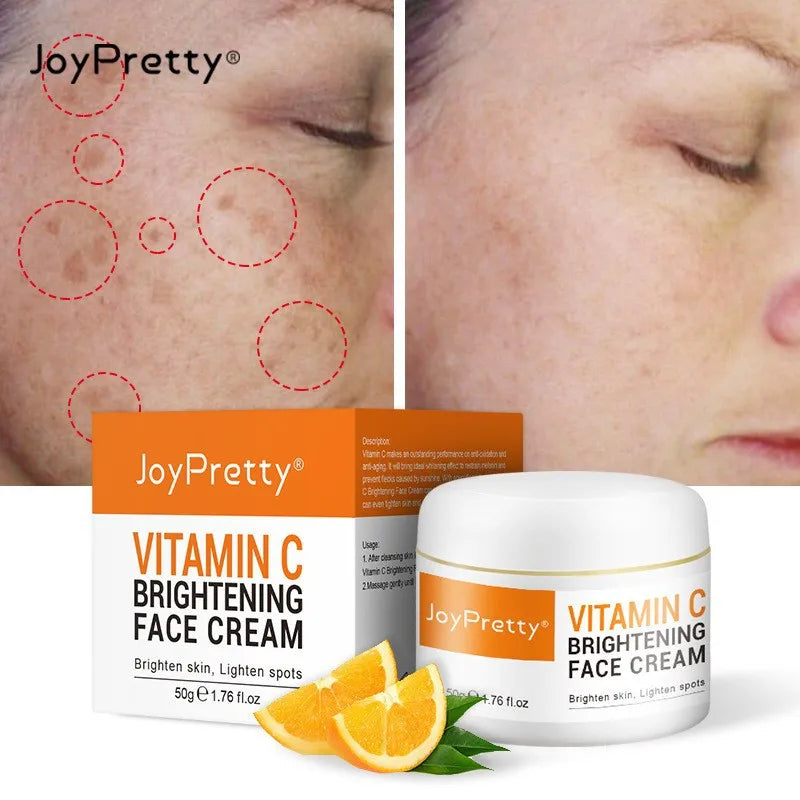 JoyPretty Vitamin C Cream Face Hydrating Moisturizing Brightening Skin Color Vitamin VC Cream Wholesale