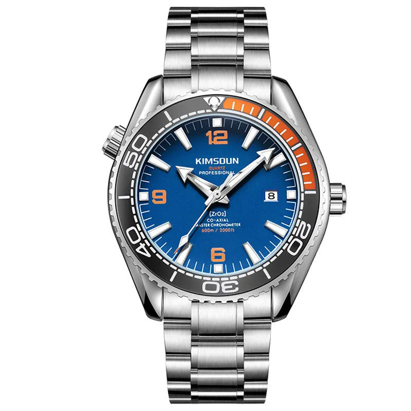Commute Solid Color Double Side Snaps Quartz Men's Watches