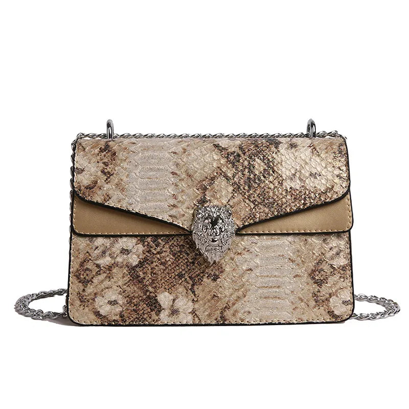 High-end Chain Dionyor Bag Women's New Retro Fashion Large Capacity Shoulder Crossbody Small Square Bag