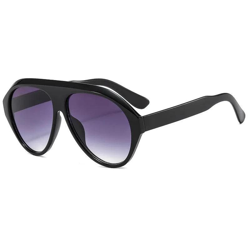 ig style retro color block pc toad glasses full frame men's sunglasses