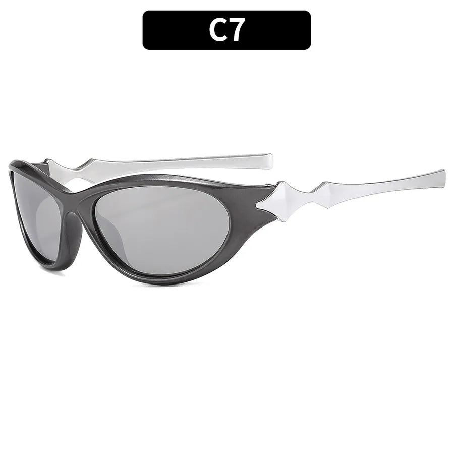 Streetwear Geometric Pc Special-Shaped Mirror Full Frame Glasses