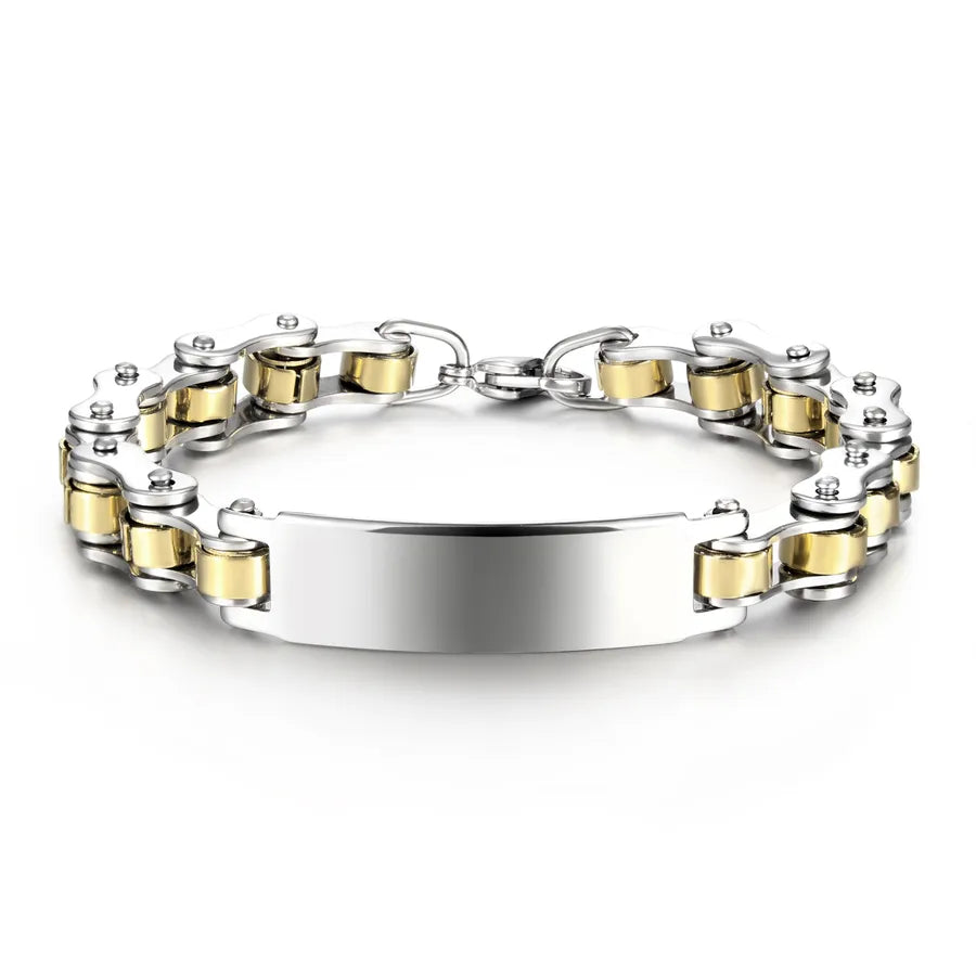 IG Style Hip-Hop Punk Geometric 316 Stainless Steel Men's Bracelets