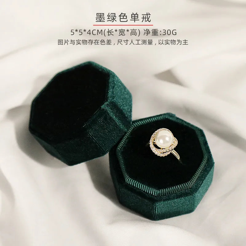 elegant solid color flannel wholesale jewelry boxes