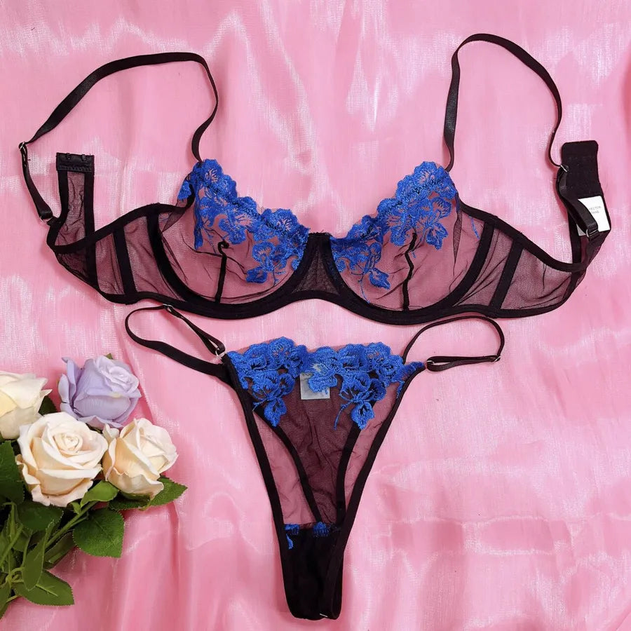 Y French explosions sexy underwear lace sexy suit purple sexy bra temptation 23087