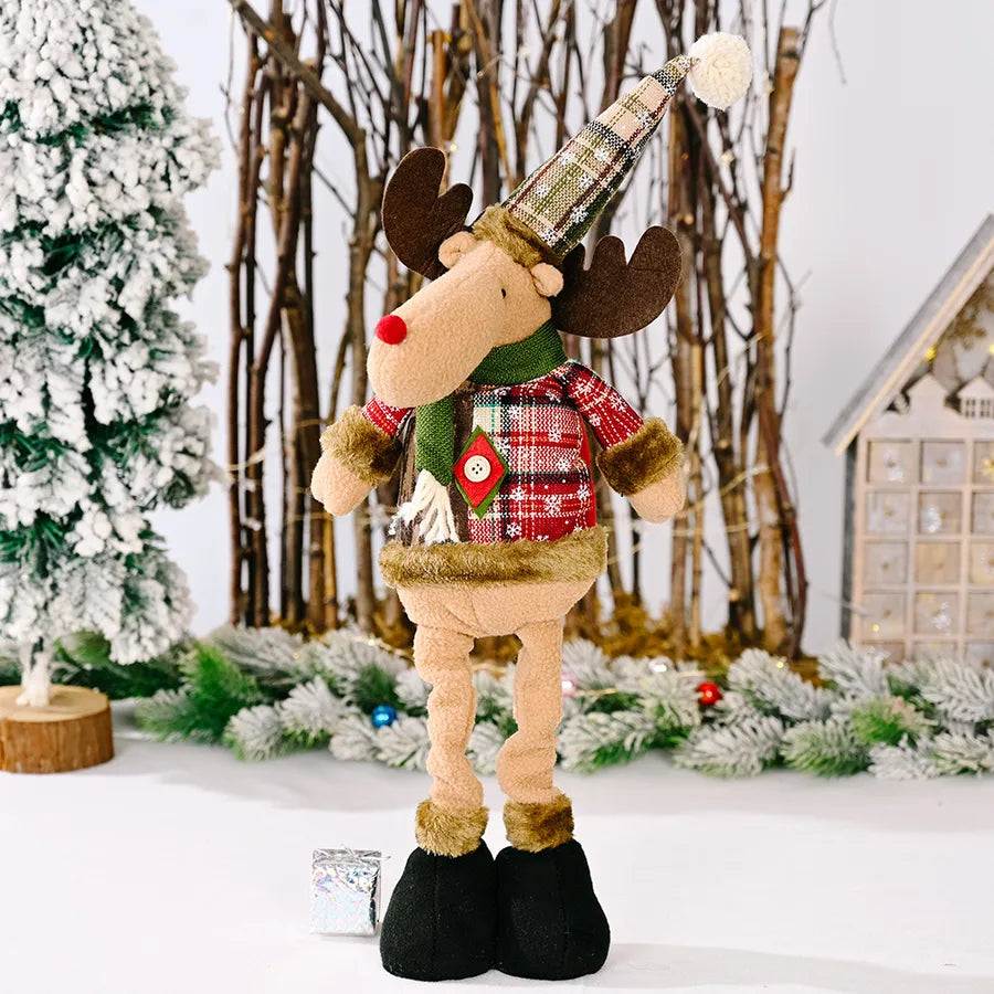 Christmas Cartoon Style Doll Party Street Ornaments
