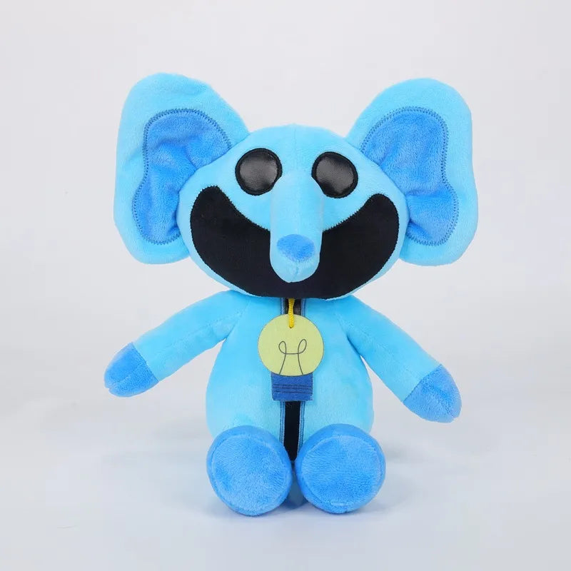 new product smiling critters horror smile animal series doll pink pig plush toy