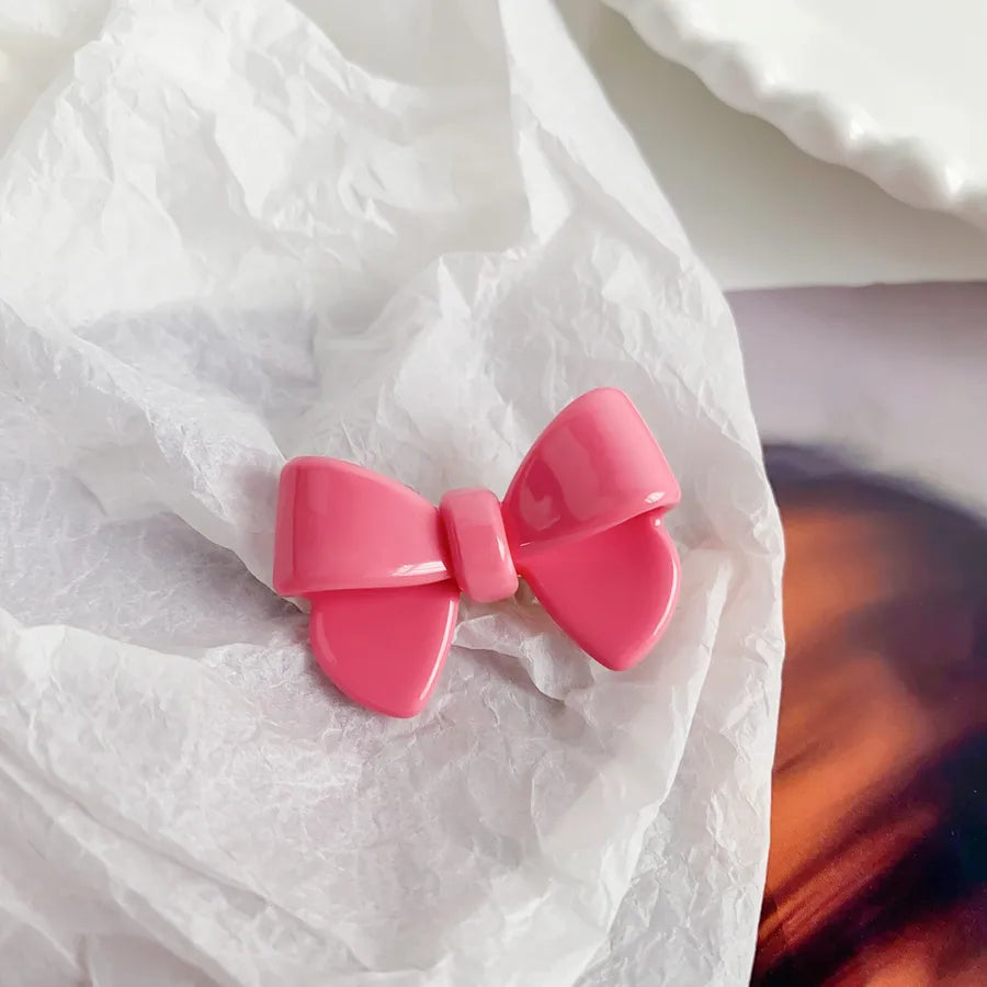 Elegant Acetate Butterfly Knot Hair Clip Stylish Duckbill Clip Small Size Cute Hair Accessories For Women Versatile Hair Decorations