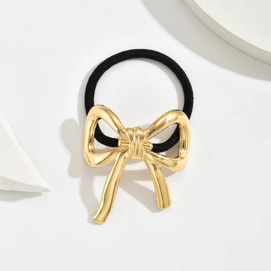 Elegant Women's Heart Shape Butterfly Alloy Hair Tie