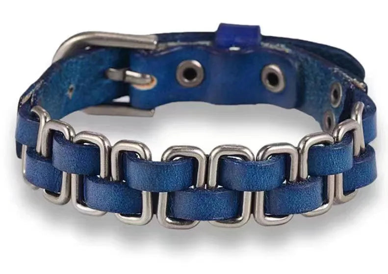 Stable Popular Vintage Weave Cattle Leather Bracelet Yiwu Accessories Wholesale