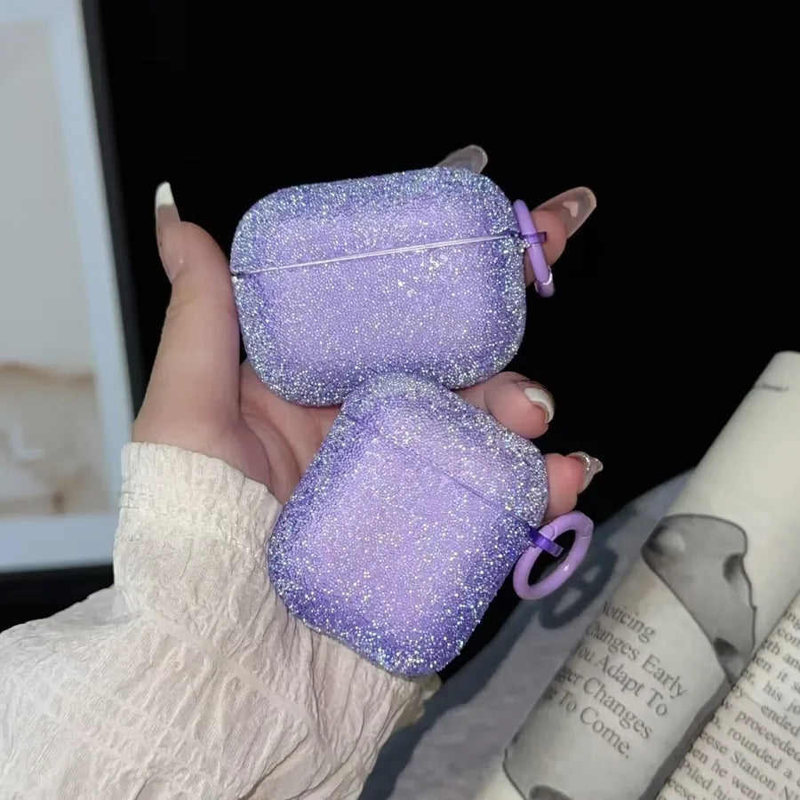 جراب سماعات بتصميم بسيط وأساسي من مادة TPU بلون سادة، من إكسسوارات الهواتف