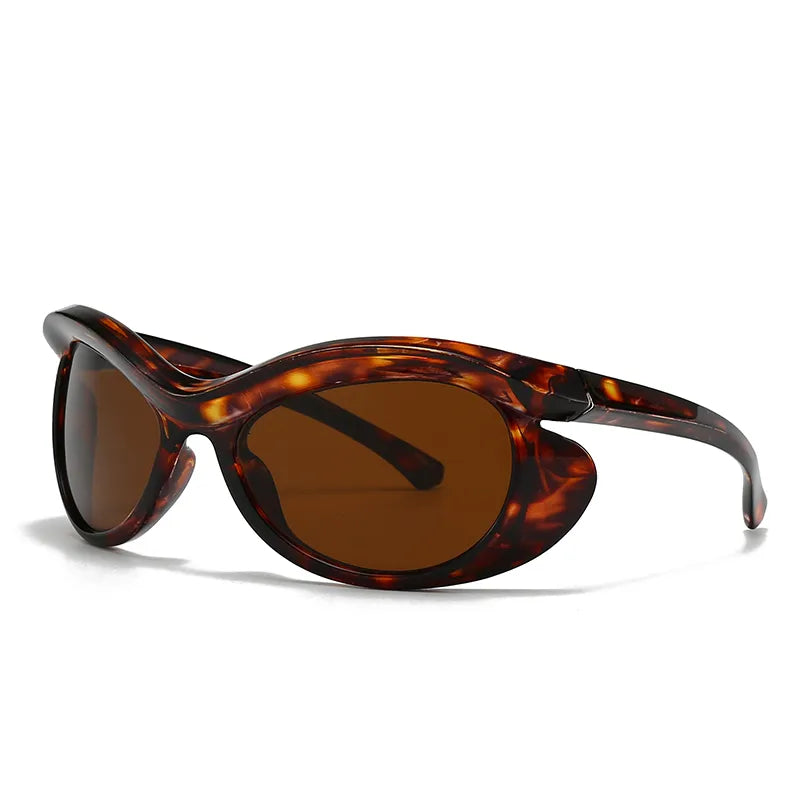 Casual Simple Style Solid Color Pc Special-Shaped Mirror Full Frame Women's Sunglasses