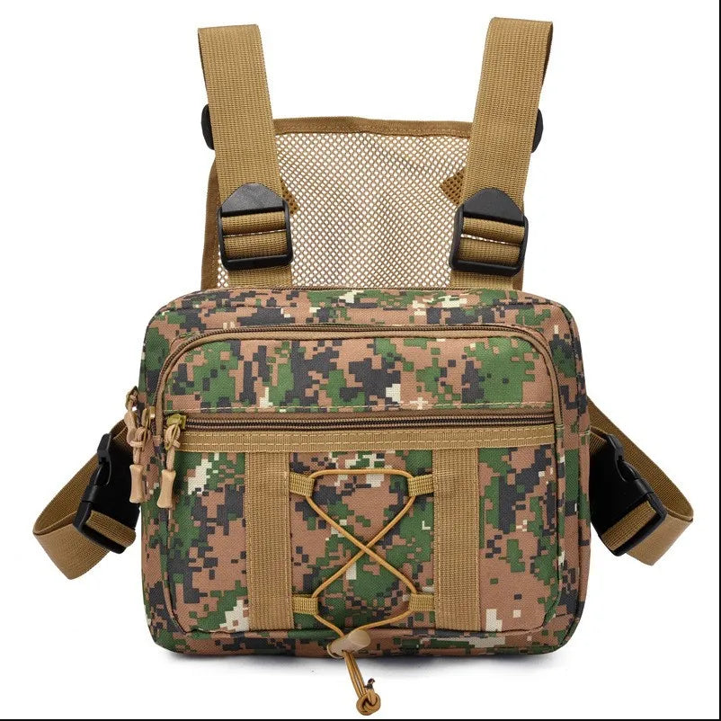 Tactical Chest Bag New Sports Vest Chest Bag Camouflage Fashionable Outdoor Tooling Vest Tactical Backpack
