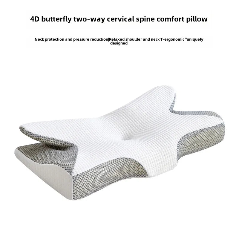 Cervical Pillow Neck Pillow Adult Sleep-Assisting Health Pillow Core Dual-purpose Bidirectional Slow Rebound Memory Foam Pillow