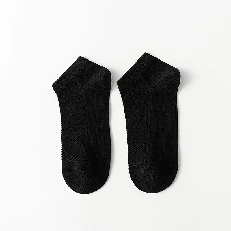 Socks Men's Short Socks Spring and Summer Low-Top Short Socks Trendy Spring and Autumn Boat Socks Thin Sweat-Absorbing Breathable Men