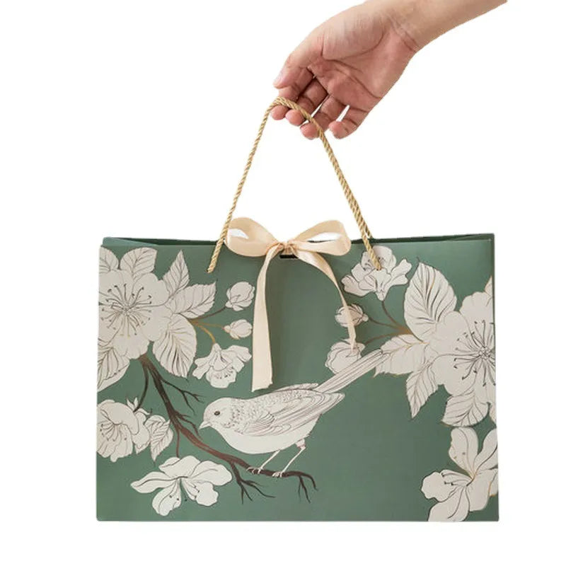 shopping packaging clothing gift jewelry portable kraft paper bags