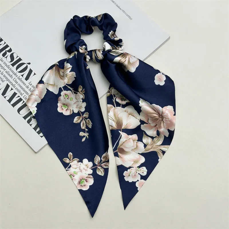 Elegant Lady Women's Flower Cloth Hair Tie