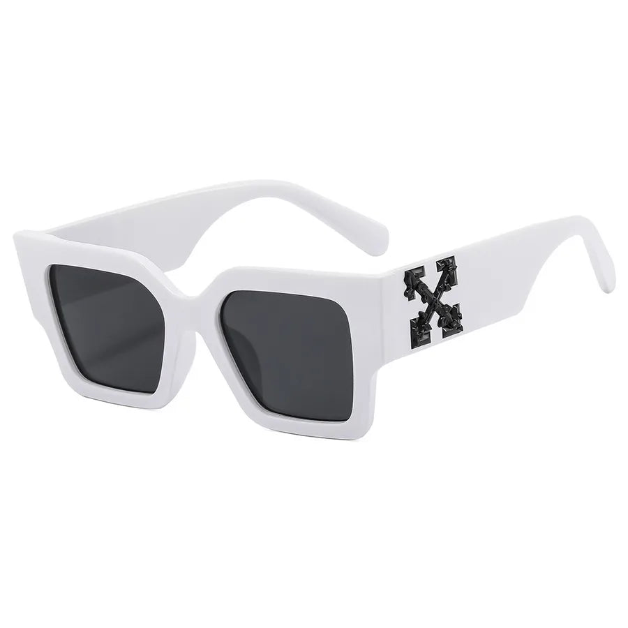Basic Simple Style Geometric Ac Square Full Frame Men's Sunglasses