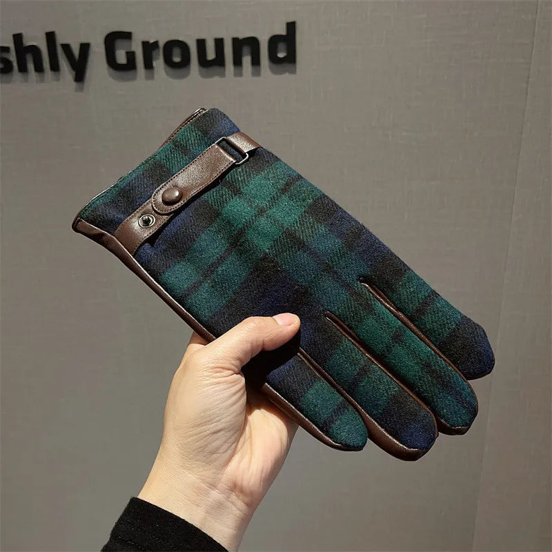 Unisex Elegant Business Simple Style Stripe Gloves