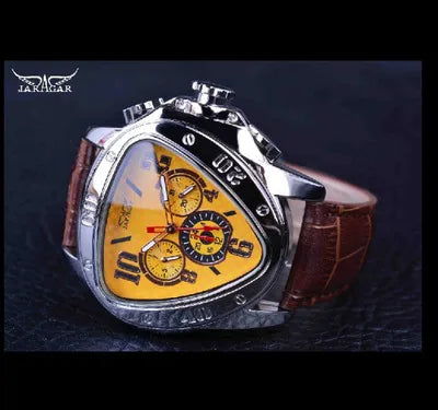 JARAGAR triangle dial weekly calendar men's automatic mechanical watch men's watch