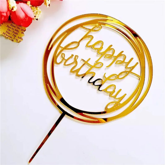Christmas Casual Letter Heart Shape Arylic Birthday Cake Decorating Supplies Cake Decorating Supplies