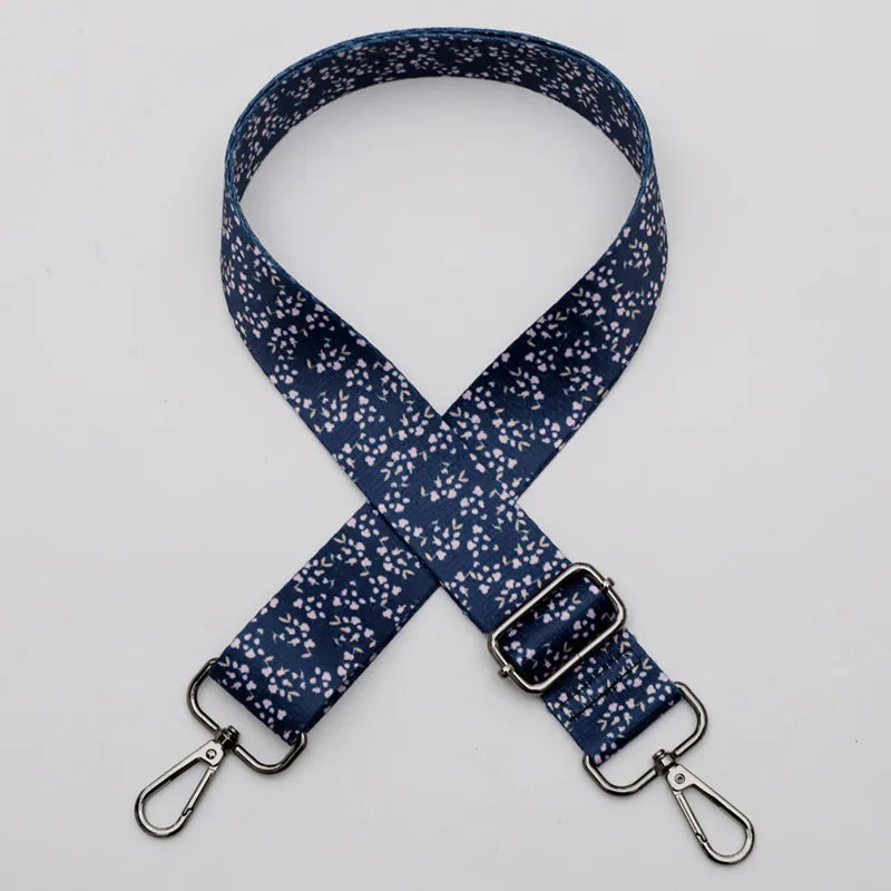 Polyester Stripe Lingge Leopard Bag Strap