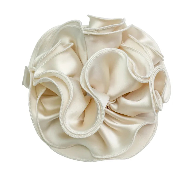 Elegant Lady Affordable luxury style Women's Solid Color Cloth Hair Tie