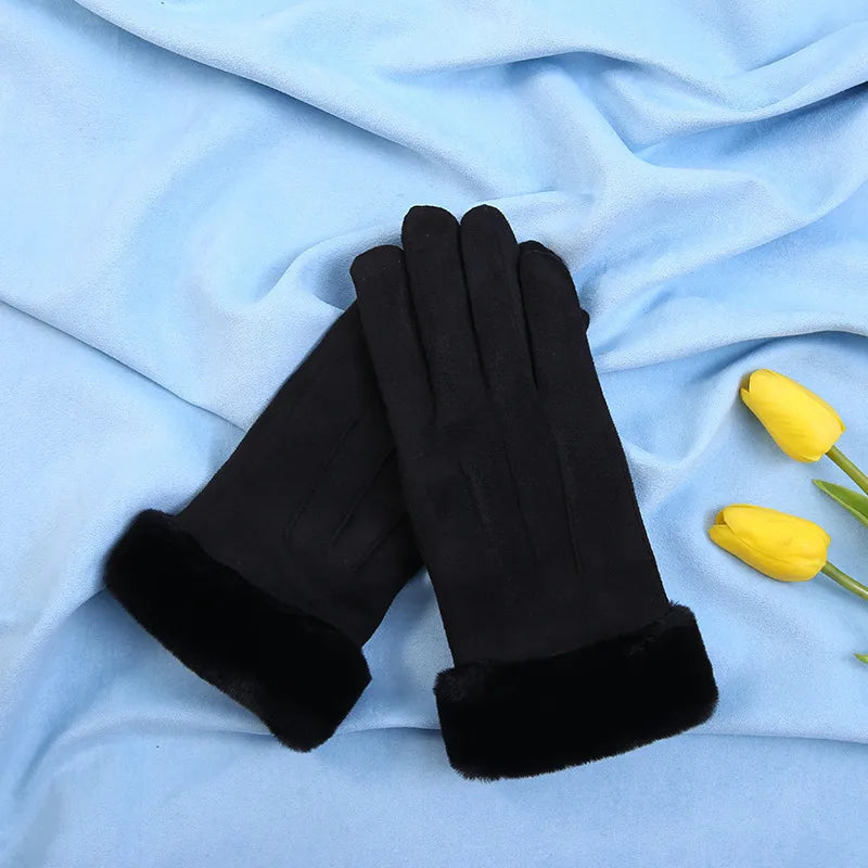 Women's Basic Simple Style Solid Color Gloves