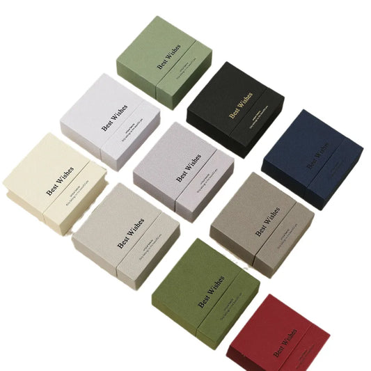 1 Piece Cardboard Casual Elegant Lady Holiday Banquet Selfie Solid Color Jewelry Boxes