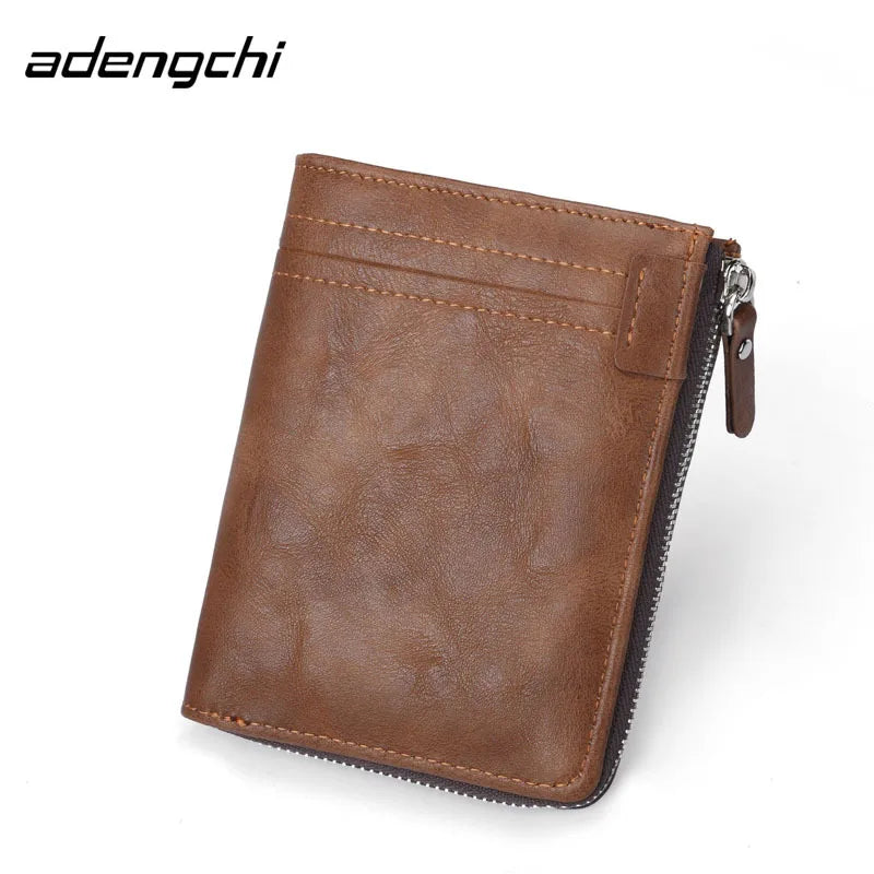 men's solid color zipper